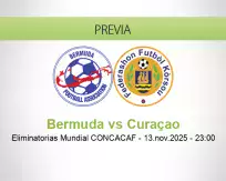 Pronóstico Bermuda Curaçao (13 noviembre 2025)