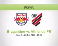 Pronóstico Bragantino Athletico PR (25 febrero 2026)