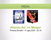 Pronóstico Alianza Atl. Melgar (01 agosto 2025)