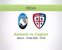 Pronóstico Atalanta Cagliari (15 febrero 2025)