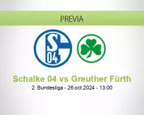 Pronóstico Schalke 04 Greuther Fürth (26 octubre 2024)