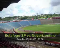 Pronóstico Botafogo SP Novorizontino (06 julio 2025)