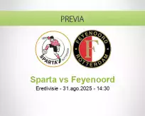 Pronóstico Sparta Feyenoord (31 agosto 2025)