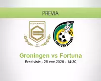 Pronóstico Groningen Fortuna (25 enero 2026)