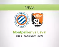 Pronóstico Montpellier Laval (13 marzo 2026)