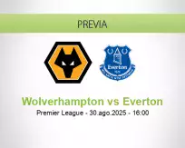 Pronóstico Wolverhampton Everton (30 agosto 2025)