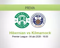 Pronóstico Hibernian Kilmarnock (04 abril 2026)