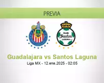 Pronóstico Guadalajara Santos Laguna (11 enero 2025)