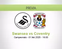 Pronóstico Swansea Coventry (01 febrero 2025)