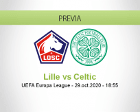 Pronóstico Lille Celtic (29 octubre 2020)