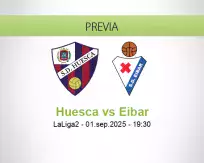 Pronóstico Huesca Eibar (01 septiembre 2025)