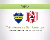 Trinidense vs San Lorenzo