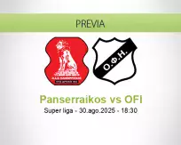 Pronóstico Panserraikos OFI (30 agosto 2025)