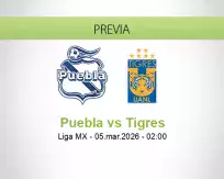 Pronóstico Puebla Tigres (04 marzo 2026)