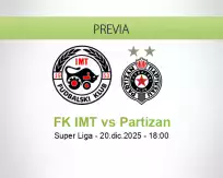Pronóstico FK IMT Partizan (20 diciembre 2025)