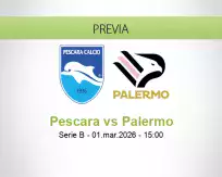 Pronóstico Pescara Palermo (01 marzo 2026)