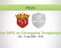 Pronóstico Shanghai SIPG Chongqing Tonglianglong FC (21 abril 2026)