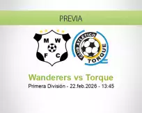 Pronóstico Wanderers Torque (22 febrero 2026)