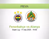 Pronóstico Fenerbahçe Alanya (17 septiembre 2025)
