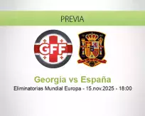 Georgia vs España