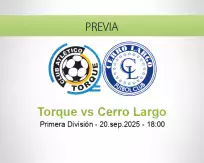 Pronóstico Torque Cerro Largo (20 septiembre 2025)