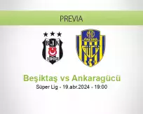 Pronóstico Beşiktaş Ankaragücü (19 abril 2024)