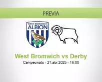 Pronóstico West Bromwich Derby (21 abril 2025)
