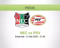 Pronóstico NEC PSV (01 febrero 2025)