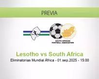 Pronóstico Lesotho South Africa (05 septiembre 2025)
