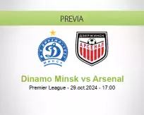 Pronóstico Dinamo Minsk Arsenal (29 octubre 2024)