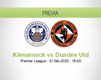 Pronóstico Kilmarnock Dundee Utd (01 febrero 2025)