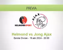 Pronóstico Helmond Jong Ajax (19 abril 2024)