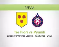 Pronóstico Tre Fiori Pyunik (10 julio 2025)