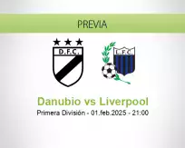 Pronóstico Danubio Liverpool (01 febrero 2025)