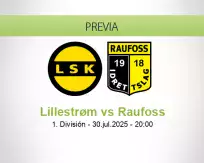 Pronóstico Lillestrøm Raufoss (30 julio 2025)