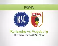 Pronóstico Karlsruhe Augsburg (04 diciembre 2024)