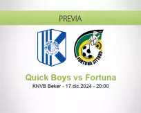 Pronóstico Quick Boys Fortuna (17 diciembre 2024)