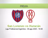 Pronóstico San Lorenzo Huracán (30 agosto 2025)