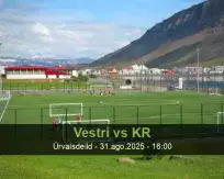 Pronóstico Vestri KR (31 agosto 2025)