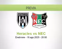 Pronóstico Heracles NEC (16 agosto 2025)