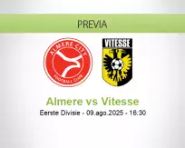 Pronóstico Almere Vitesse (09 agosto 2025)