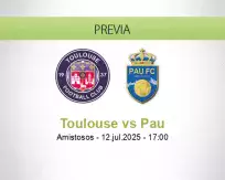Pronóstico Toulouse Pau (12 julio 2025)