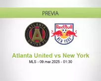 Pronóstico Atlanta United New York (09 marzo 2025)