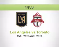 Pronóstico Los Angeles Toronto (09 octubre 2025)