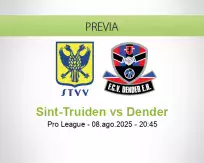 Pronóstico Sint-Truiden Dender (08 agosto 2025)
