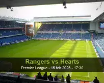 Pronóstico Rangers Hearts (15 febrero 2026)