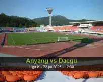 Pronóstico Anyang Daegu (22 julio 2025)