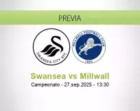 Pronóstico Swansea Millwall (27 septiembre 2025)
