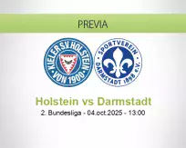 Pronóstico Holstein Darmstadt (04 octubre 2025)