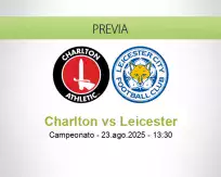 Pronóstico Charlton Leicester (23 agosto 2025)